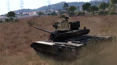 Arma 3 destroyed tank with intact turret